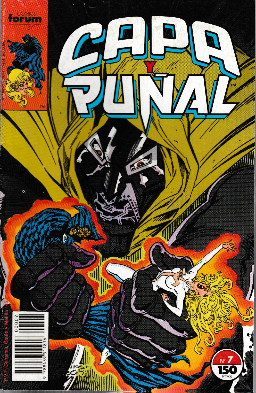 Capa y Puñal. Forum 1989. Nº 7