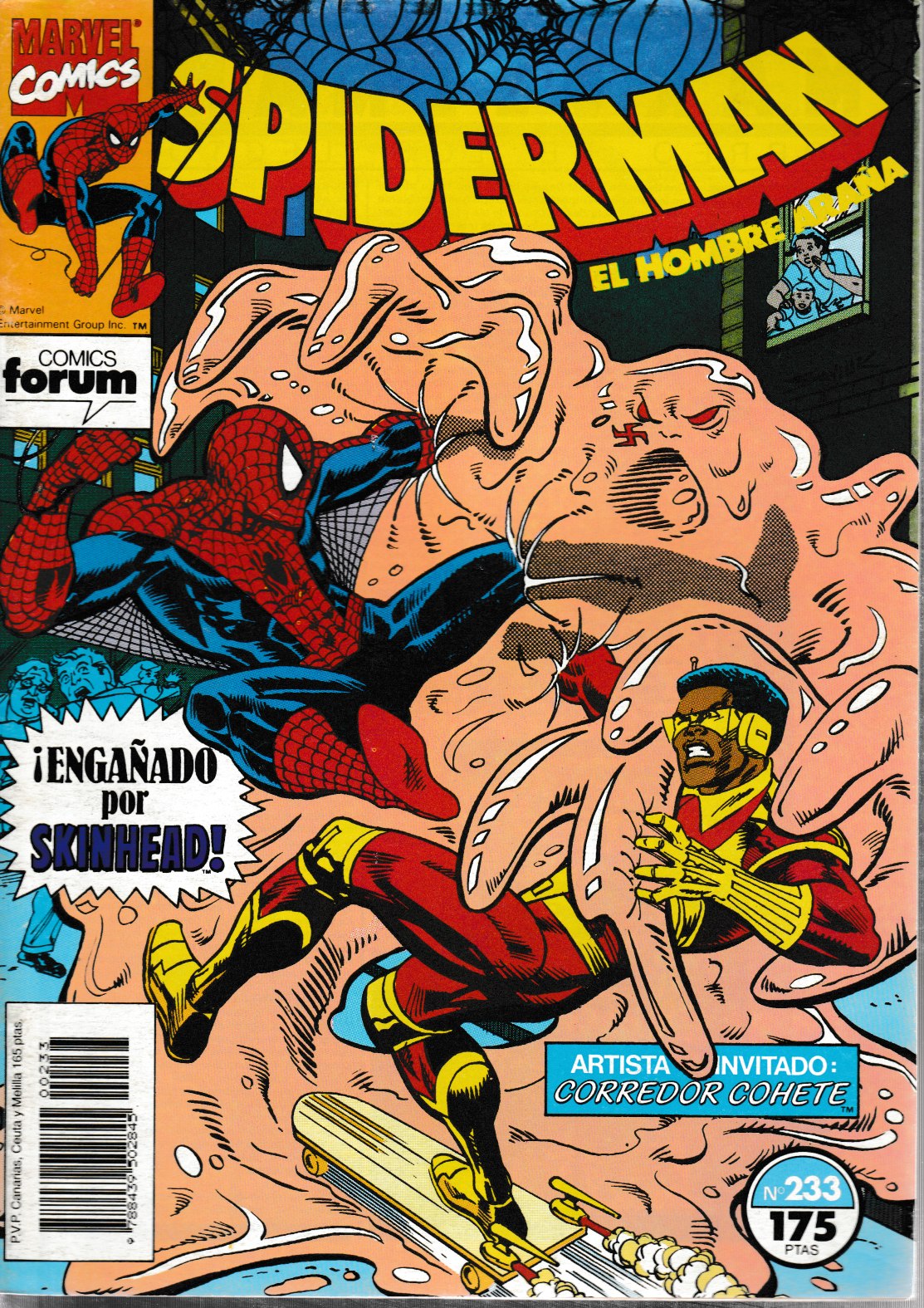 Spiderman. Forum 1983. Nº 233 Invitado: Corredor Cohete