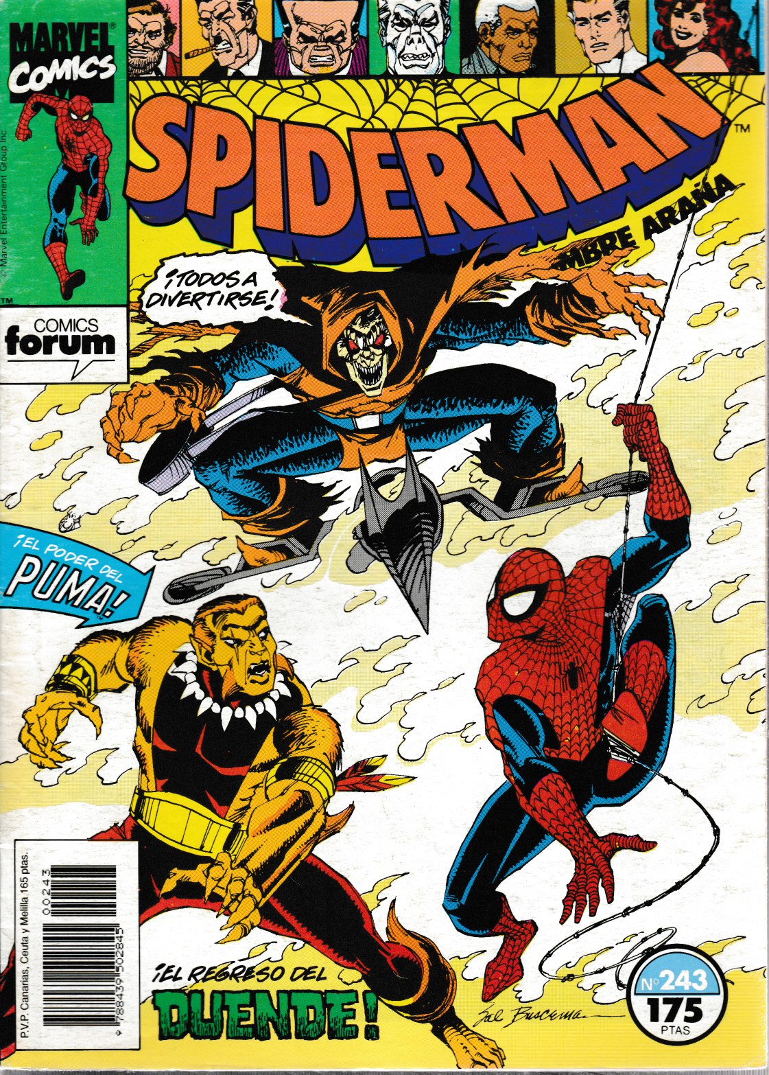 Spiderman. Forum 1983. Nº 243