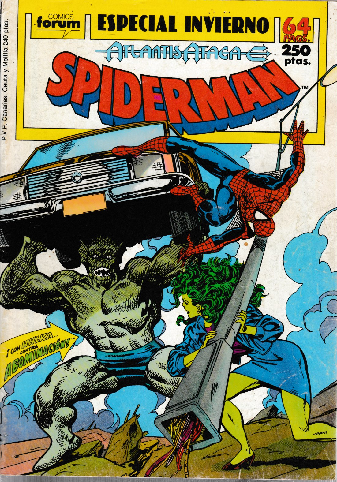 Spiderman. Forum 1983. Extra 10 (Especial Invierno 1989)