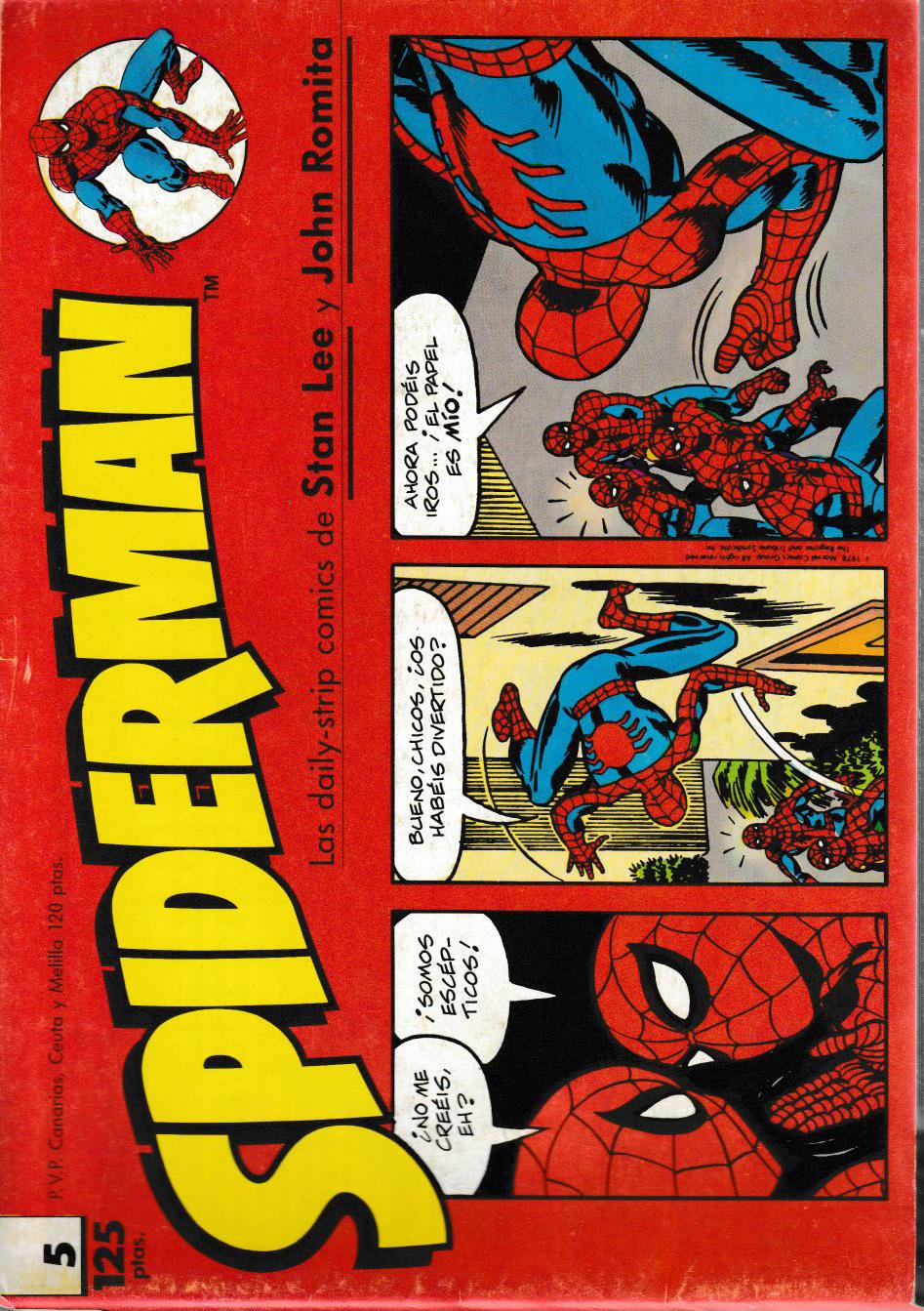 Spiderman (Las tiras de prensa). Planeta DeAgostini 1989. Nº 5
