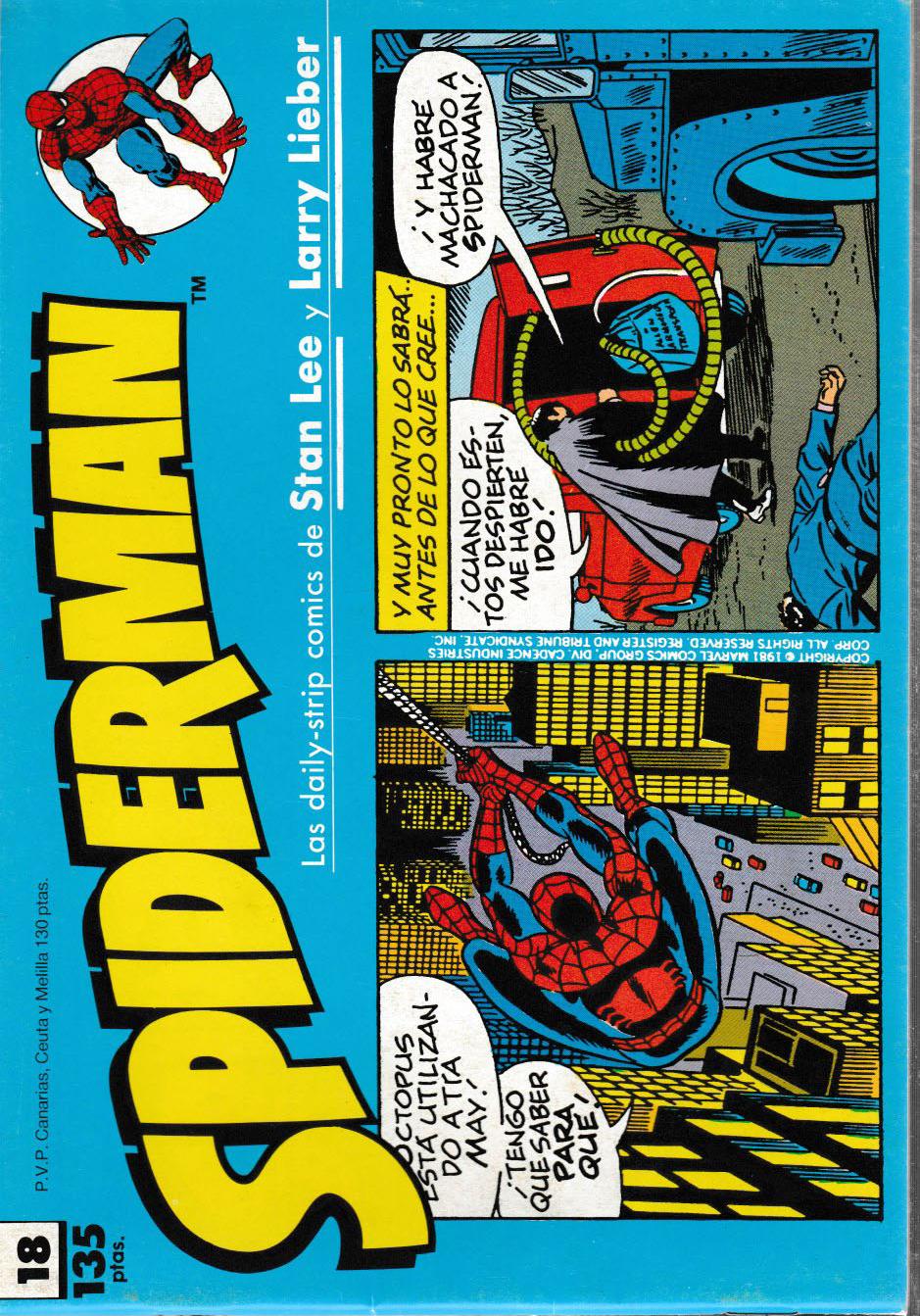 Spiderman (Las tiras de prensa). Planeta DeAgostini 1989. Nº 18