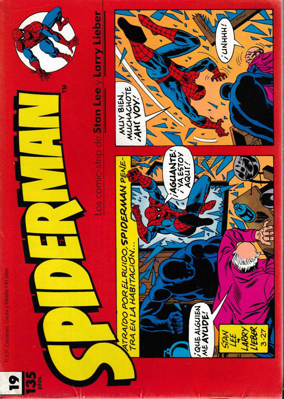 Spiderman (Las tiras de prensa). Planeta DeAgostini 1989. Nº 19