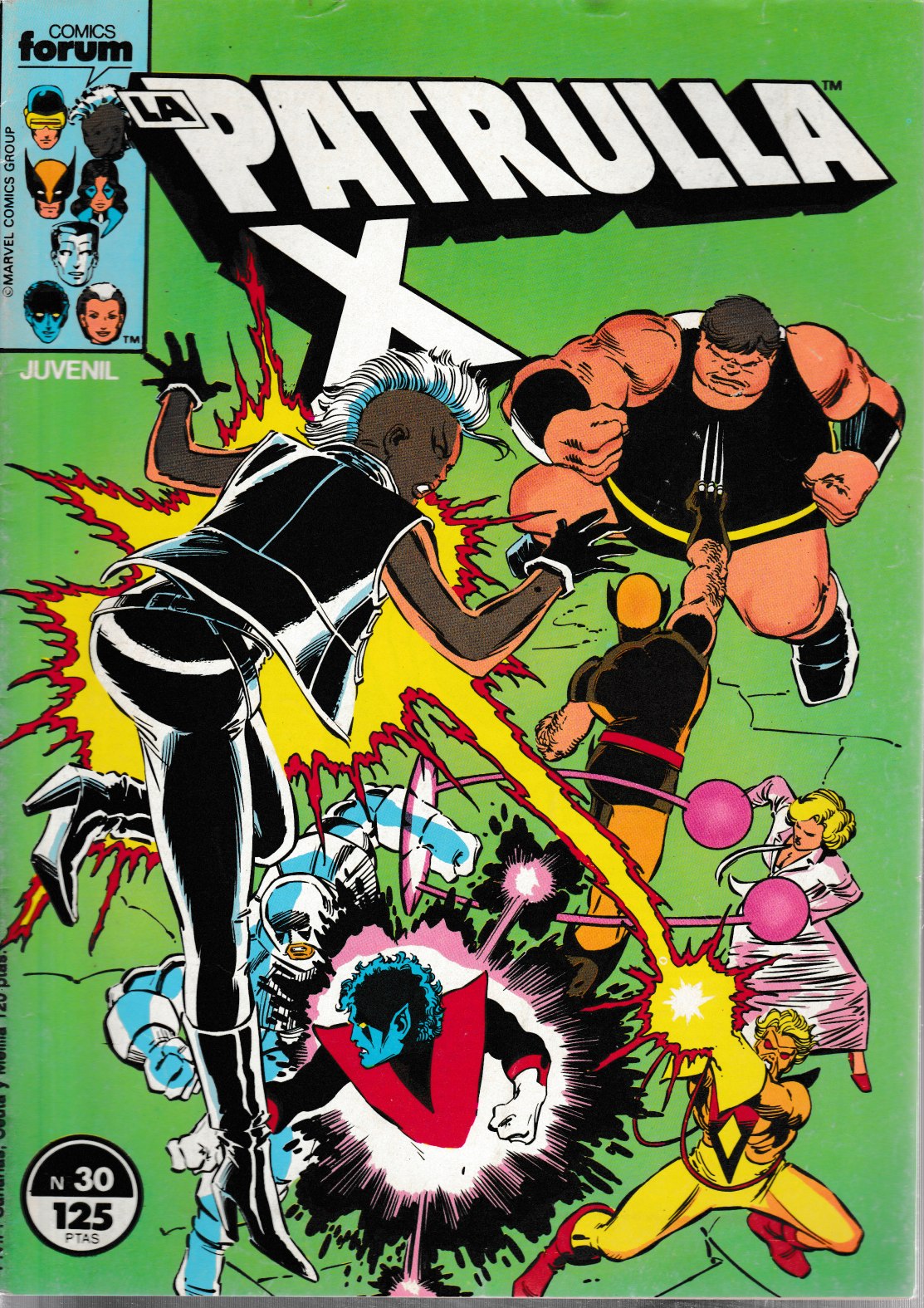 La Patrulla-X. Forum 1985. Nº 30