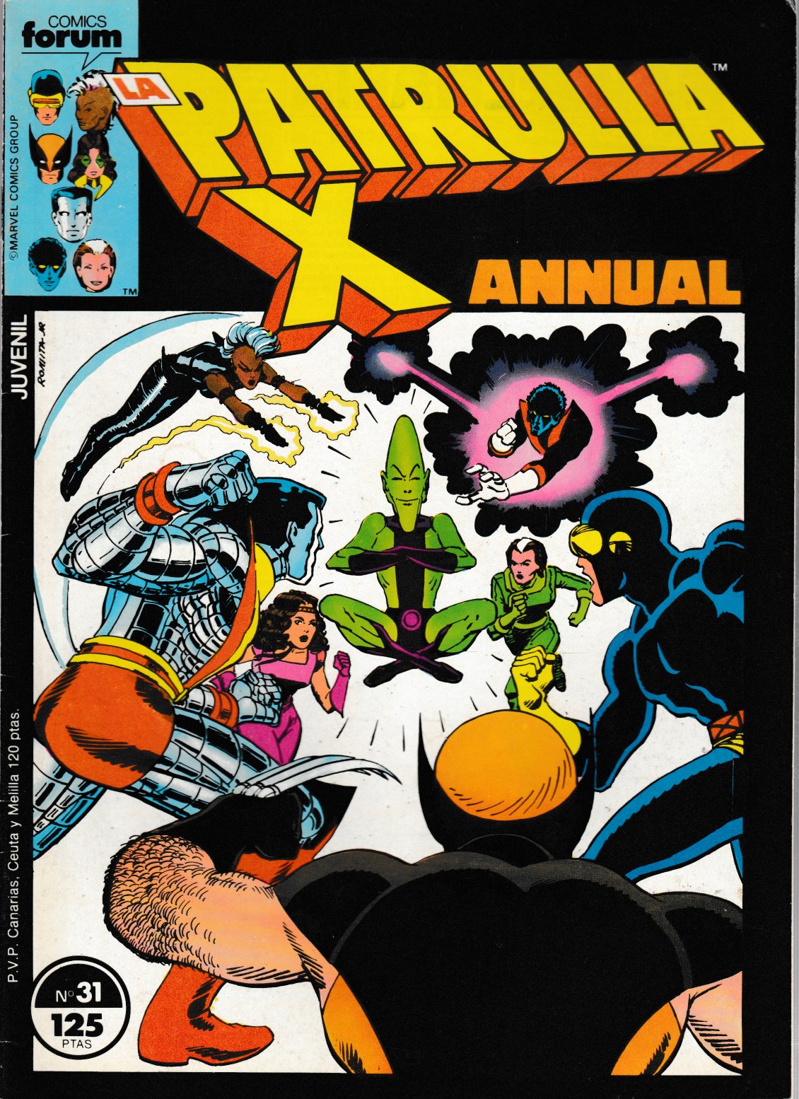La Patrulla-X. Forum 1985. Nº 31