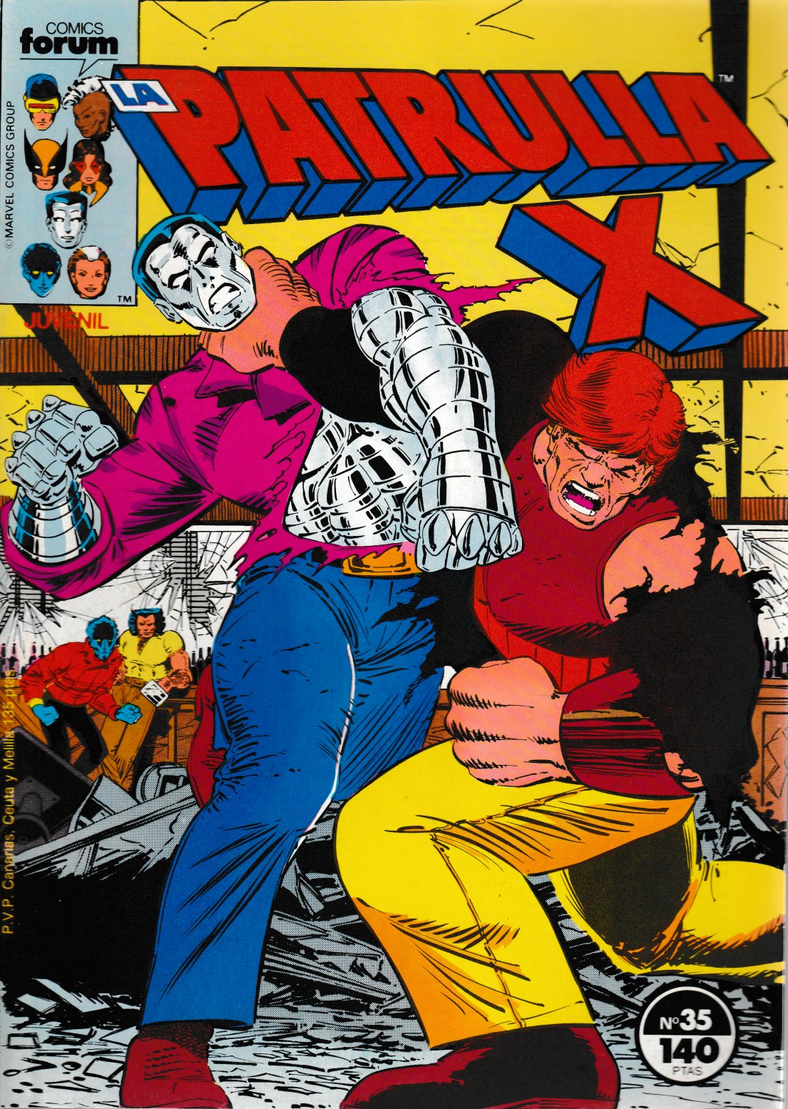 La Patrulla-X. Forum 1985. Nº 35