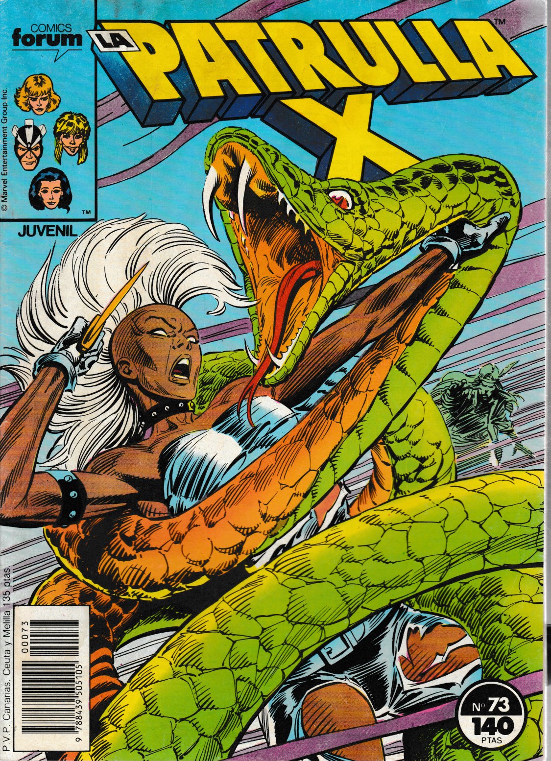 La Patrulla-X. Forum 1985. Nº 73