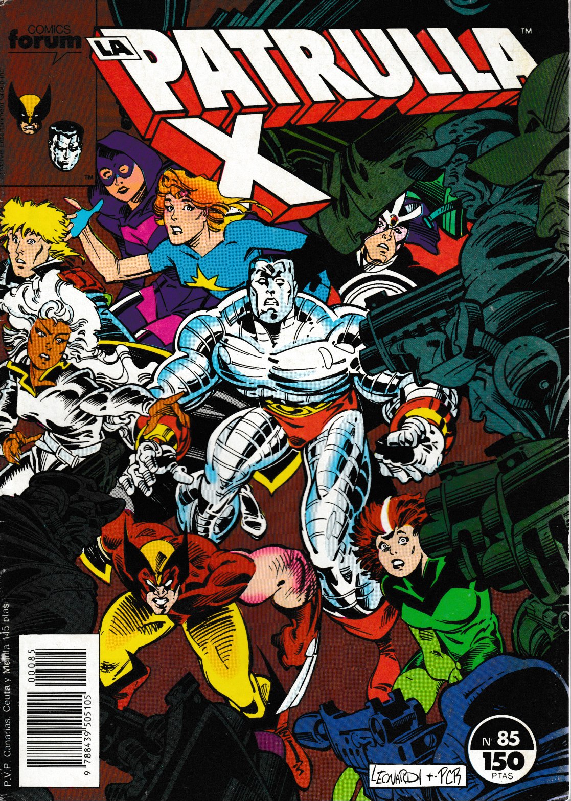 La Patrulla-X. Forum 1985. Nº 85