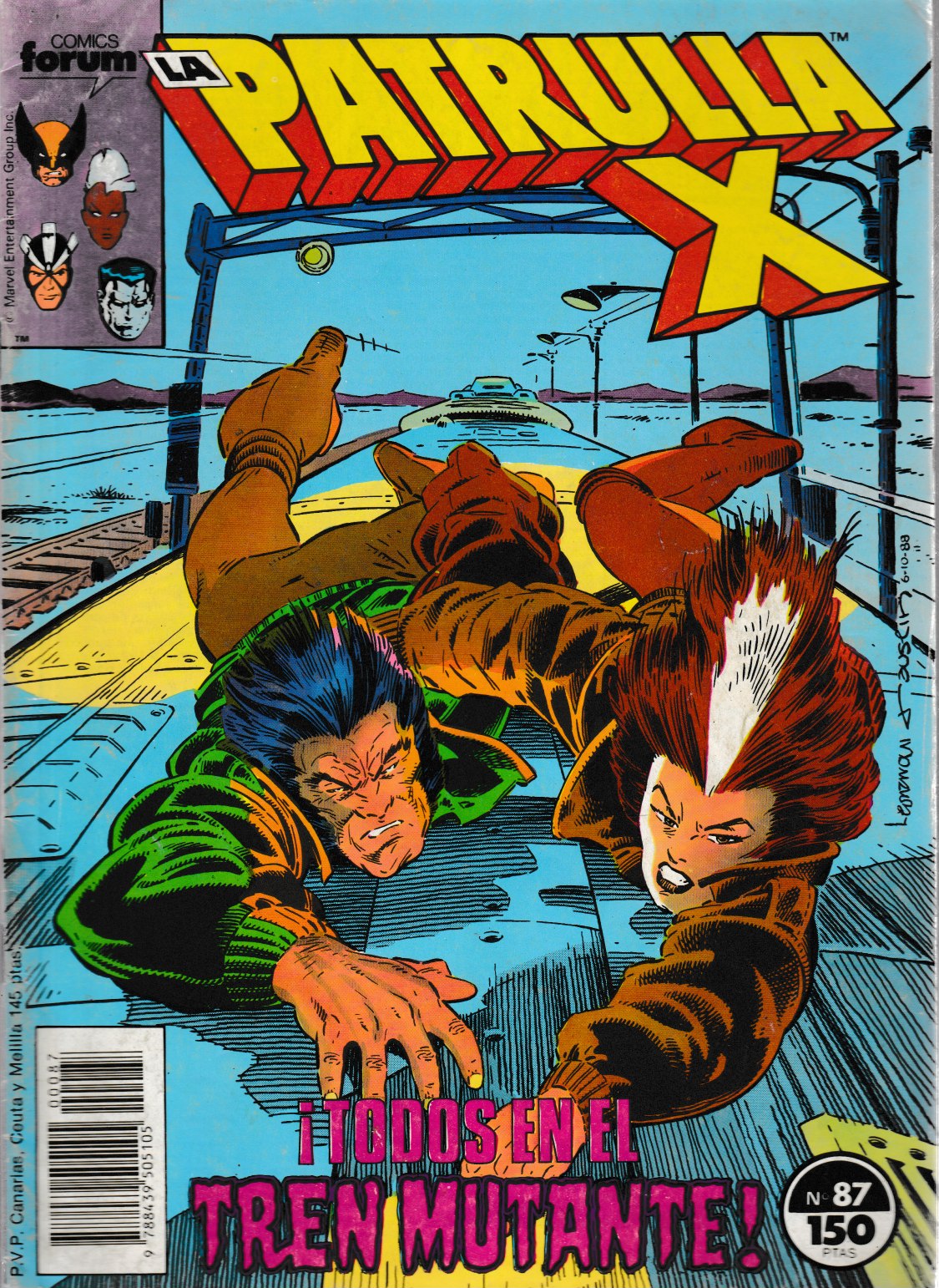 La Patrulla-X. Forum 1985. Nº 87
