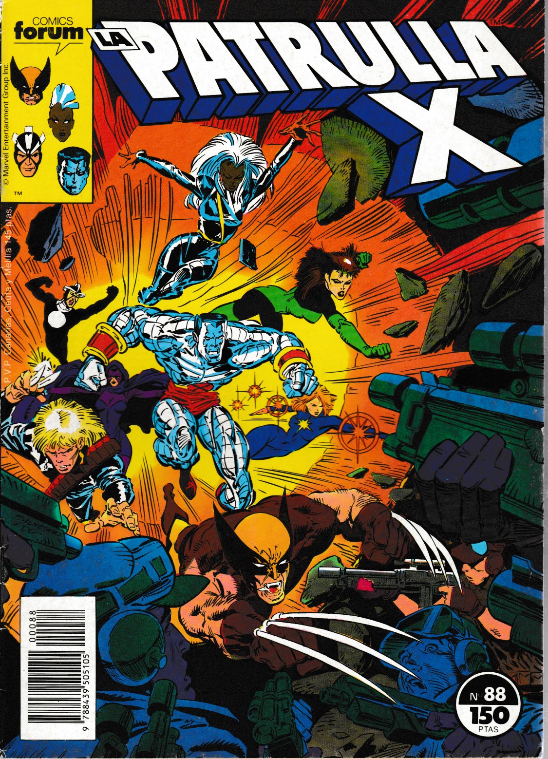 La Patrulla-X. Forum 1985. Nº 88