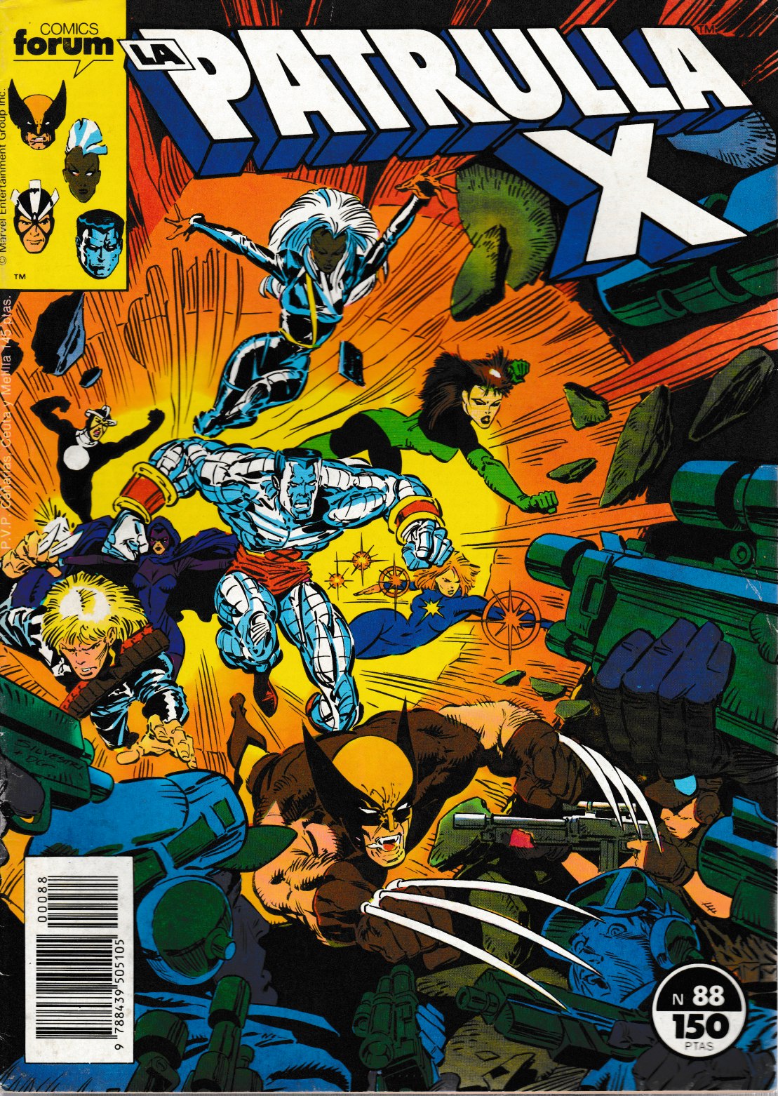 La Patrulla-X. Forum 1985. Nº 88