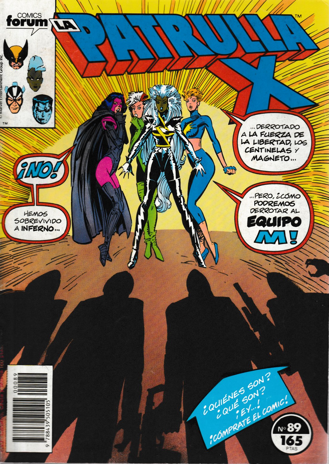 La Patrulla-X. Forum 1985. Nº 89