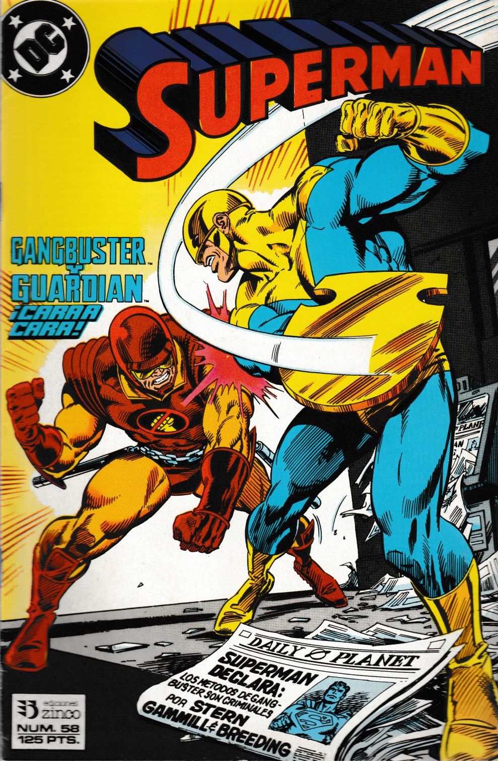 Superman. Zinco 1987. Nº 58
