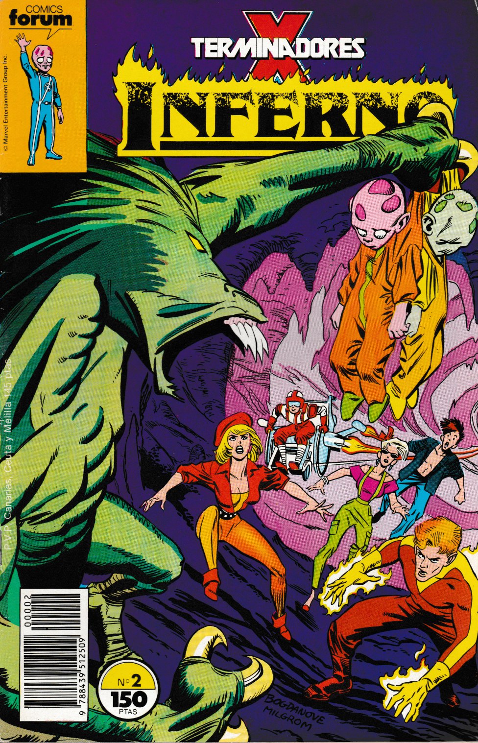 Inferno. Forum 1989. Nº 2 X Terminadores