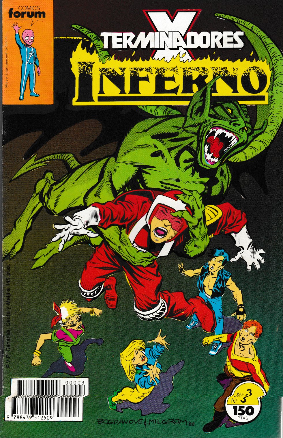 Inferno. Forum 1989. Nº 3 X-Terminadores