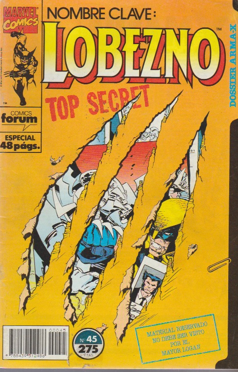 Lobezno. Forum 1989. Nº 45 Especial 48 páginas