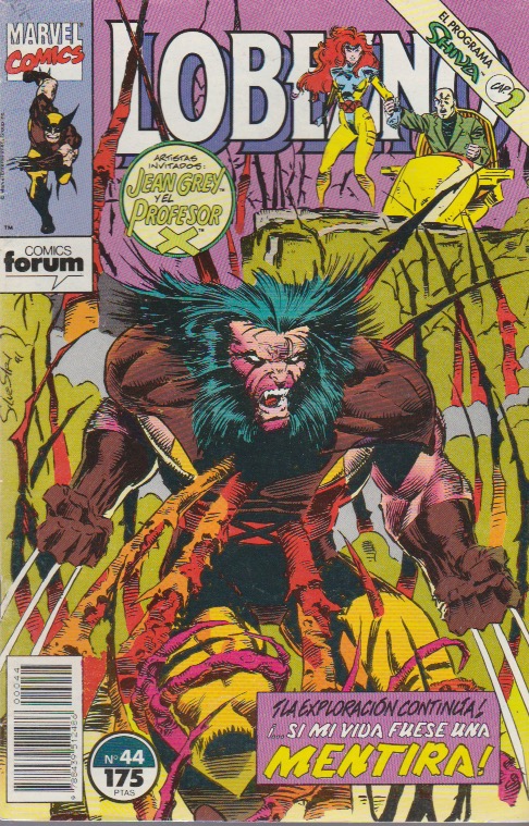 Lobezno. Forum 1989. Nº 44 Invitados: Jean Grey y El Profesor X