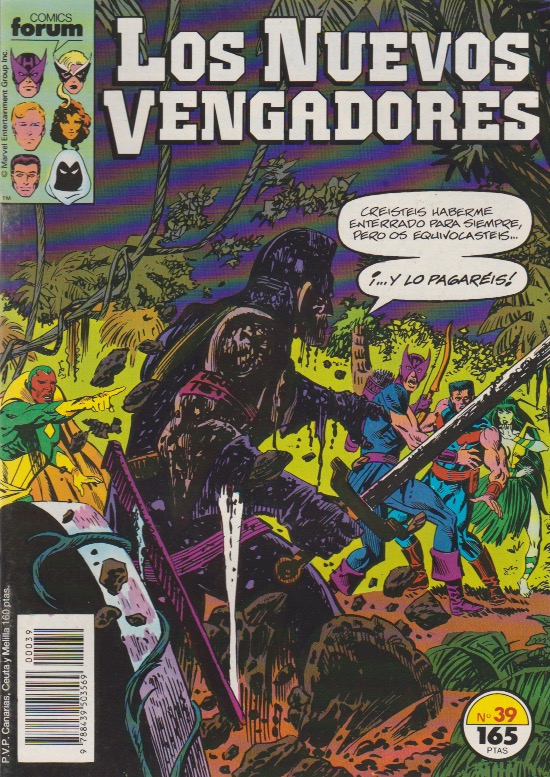 Los Nuevos Vengadores. Forum 1987. Nº 39