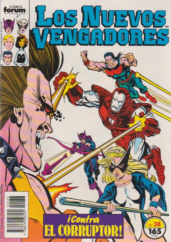 Los Nuevos Vengadores. Forum 1987. Nº 38