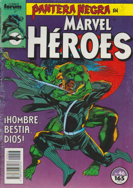 Marvel Heroes. Forum 1987. Nº 46 Pantera Negra