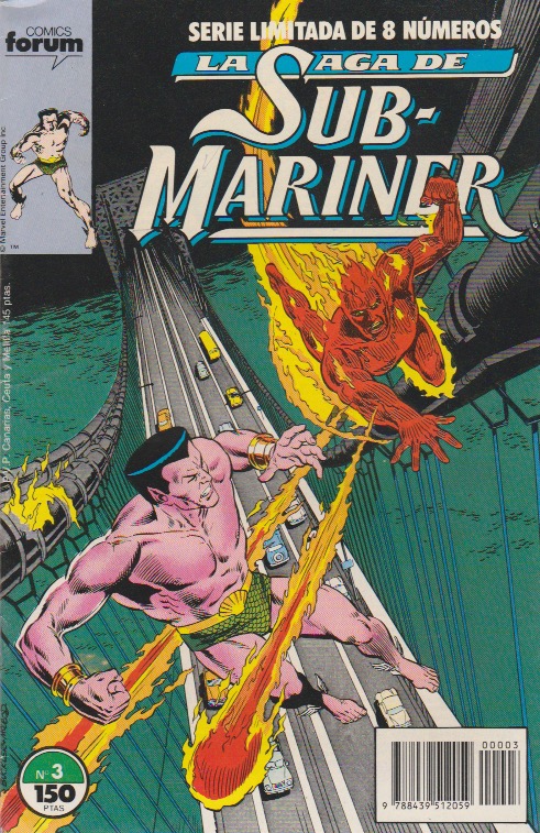 La Saga de Sub-Mariner (Namor). Forum 1989. Nº 3