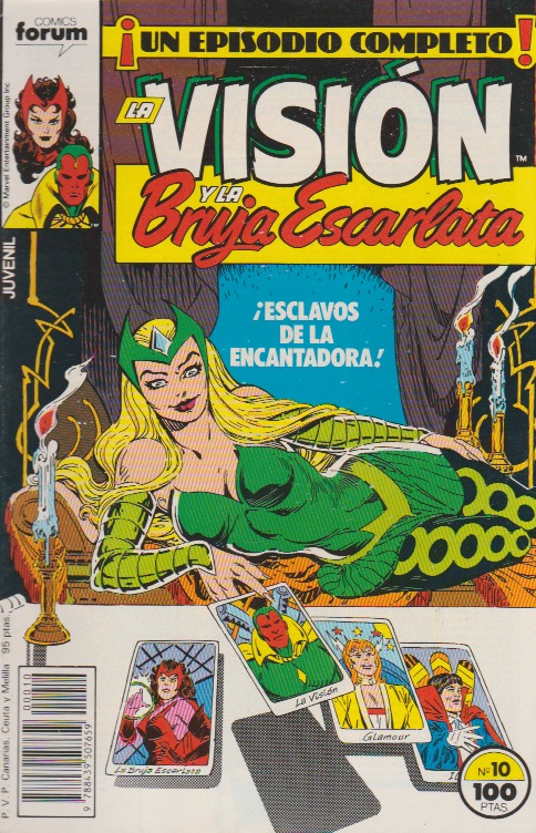 La Visión y La Bruja Escarlata. Forum 1988. Nº 10