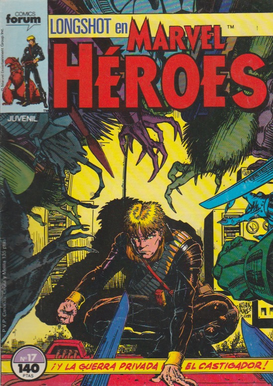 Marvel Heroes. Forum 1987. Nº 17 Longshot