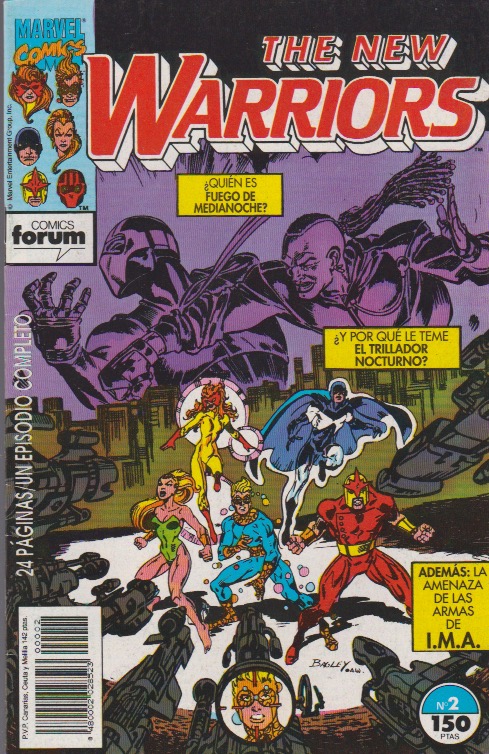 The New Warriors. Forum 1991. Nº 2