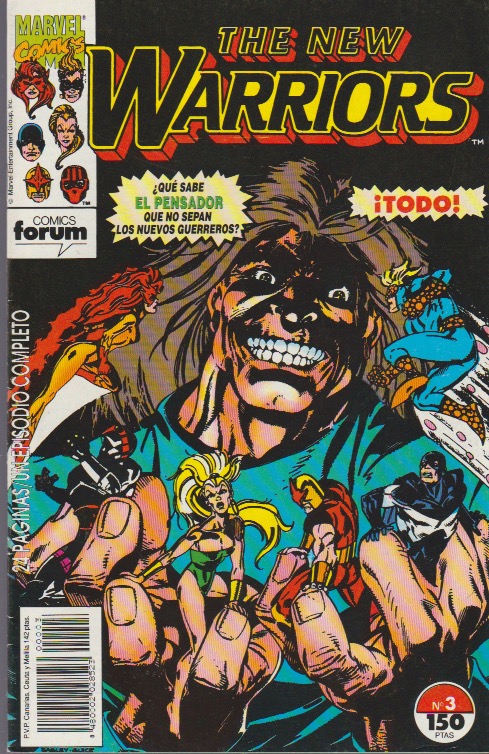 The New Warriors. Forum 1991. Nº 3