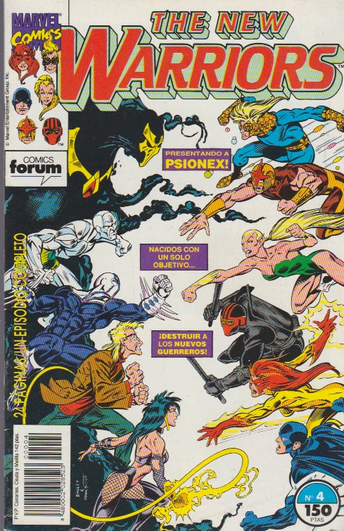 The New Warriors. Forum 1991. Nº 4