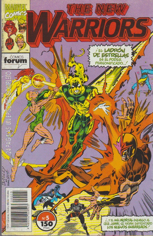 The New Warriors. Forum 1991. Nº 5