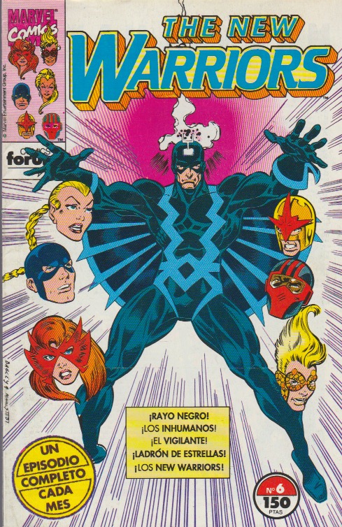 The New Warriors. Forum 1991. Nº 6