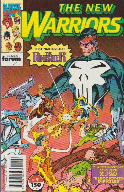 The New Warriors. Forum 1991. Nº 9