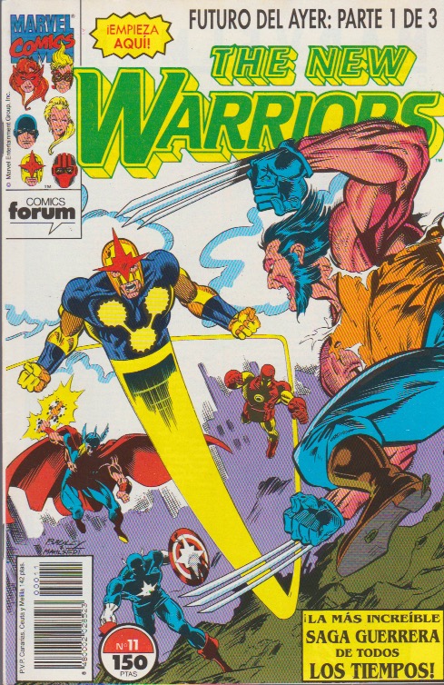 The New Warriors. Forum 1991. Nº 11