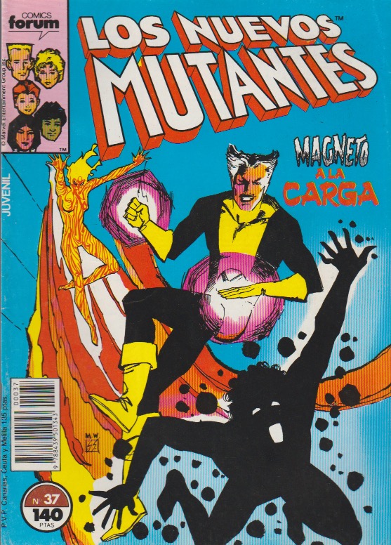 Los Nuevos Mutantes. Forum 1986. Nº 37
