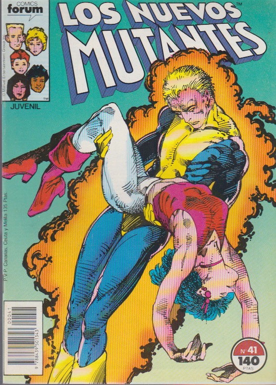 Los Nuevos Mutantes. Forum 1986. Nº 41