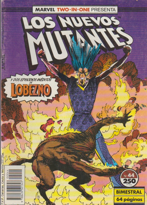 Los Nuevos Mutantes. Forum 1986. Nº 44
