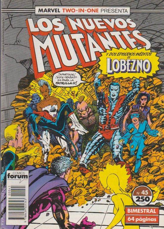 Los Nuevos Mutantes. Forum 1986. Nº 45