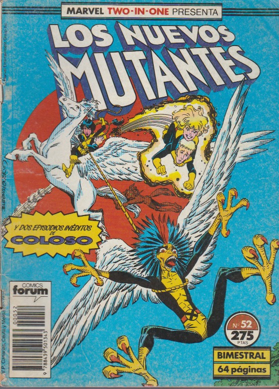 Los Nuevos Mutantes. Forum 1986. Nº 52