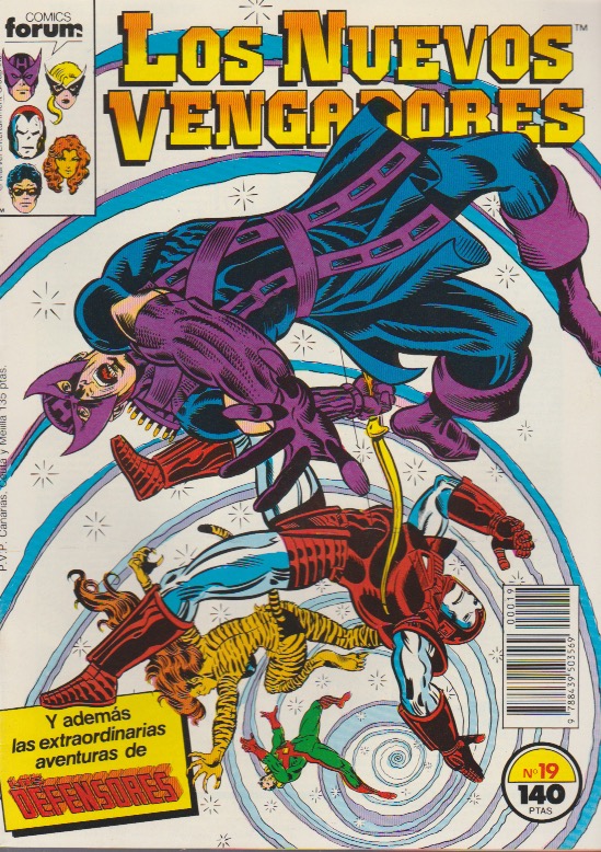 Los Nuevos Vengadores. Forum 1987. Nº 19