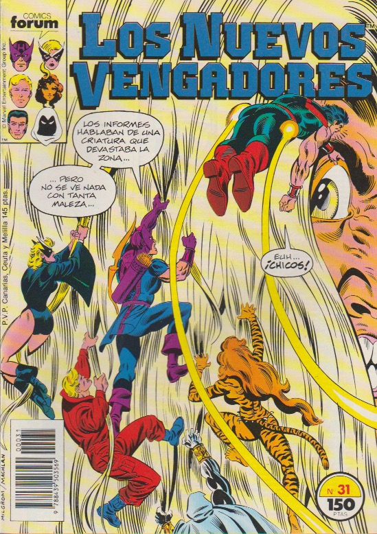 Los Nuevos Vengadores. Forum 1987. Nº 31