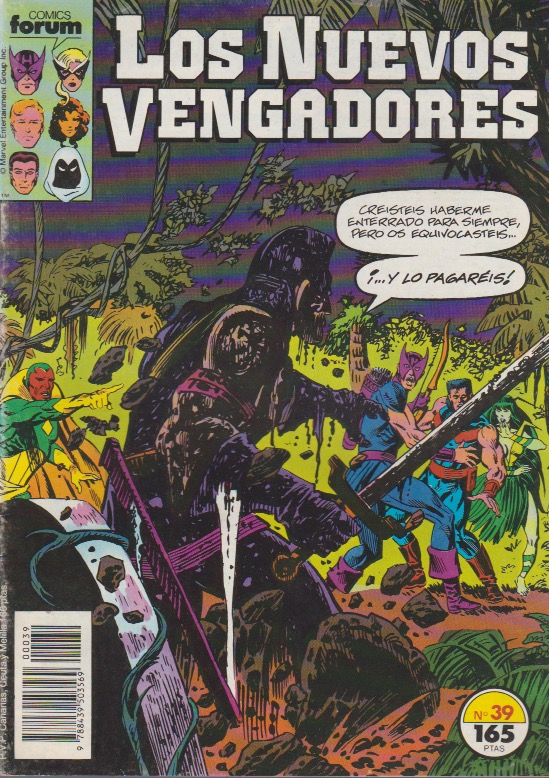 Los Nuevos Vengadores. Forum 1987. Nº 39