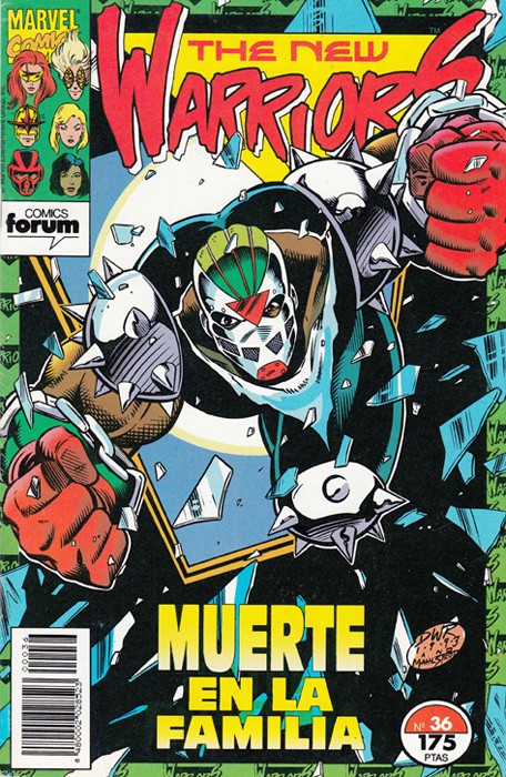 The New Warriors. Forum 1991. Nº 36