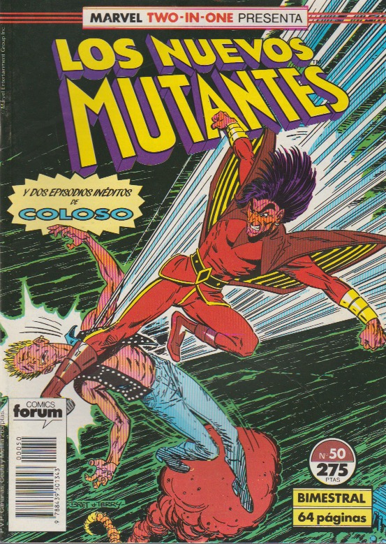 Los Nuevos Mutantes. Forum 1986. Nº 50
