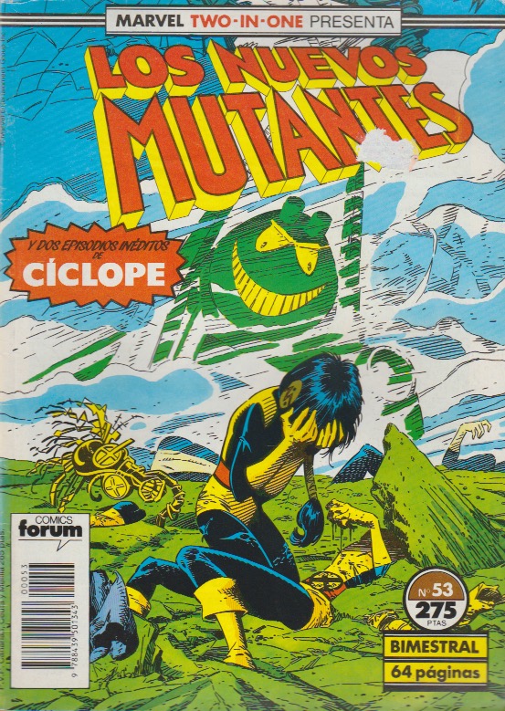 Los Nuevos Mutantes. Forum 1986. Nº 53