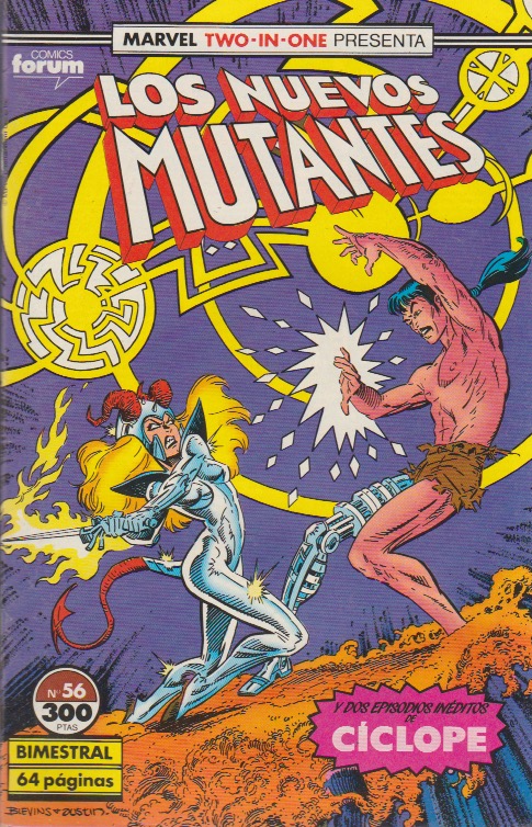 Los Nuevos Mutantes. Forum 1986. Nº 56