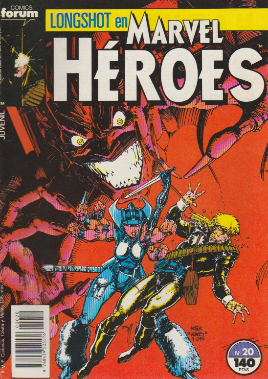Marvel Heroes. Forum 1987. Nº 20 Longshot