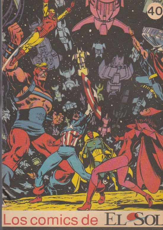 Los Cómics de El Sol. El Sol 1990. Nº 40 Los Vengadores