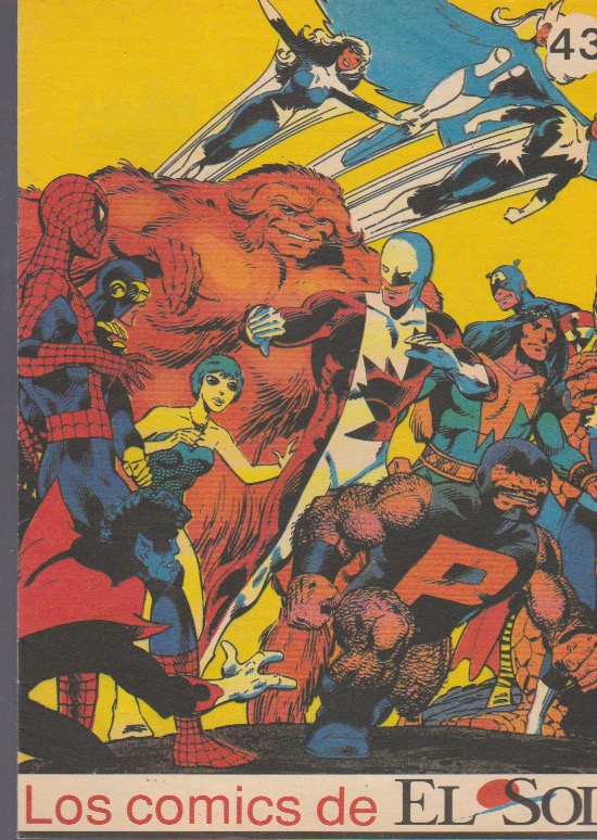 Los Cómics de El Sol. El Sol 1990. Nº 43 Nuevos Mutantes