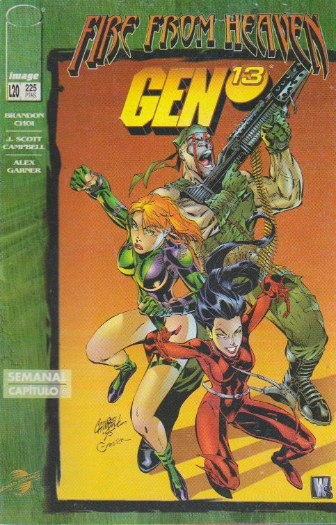 Fire From Heaven. World Comics 1997. Nº 6 Gen 13
